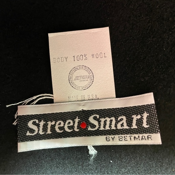 Street Smart vintage black wool fedora - Picture 5 of 6